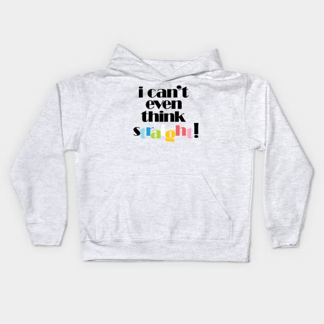 Thinking Queer Kids Hoodie by FleurDeLou